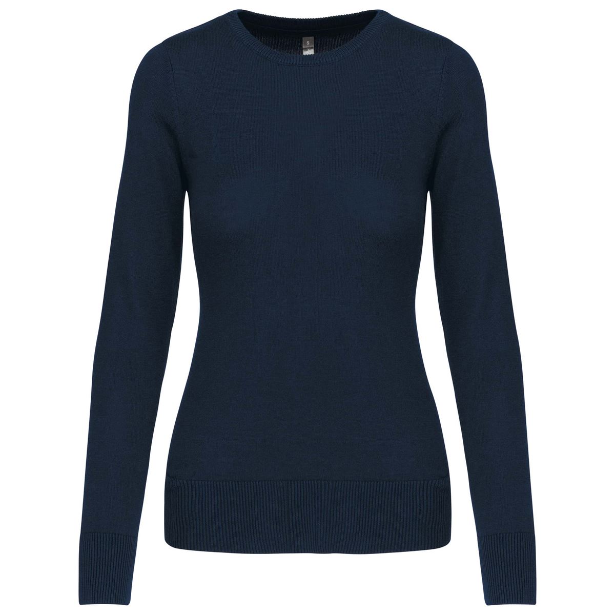 Damespullover ronde hals